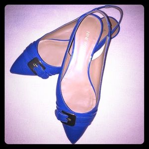 Nine West Royal Blue Flats